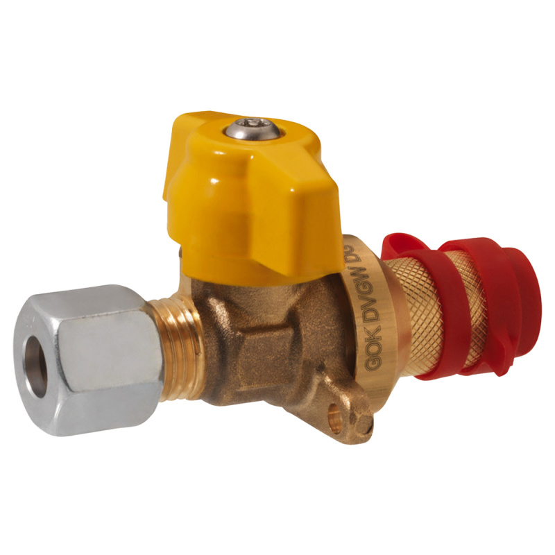 Gasoluttag inkl. nippel för 8mm