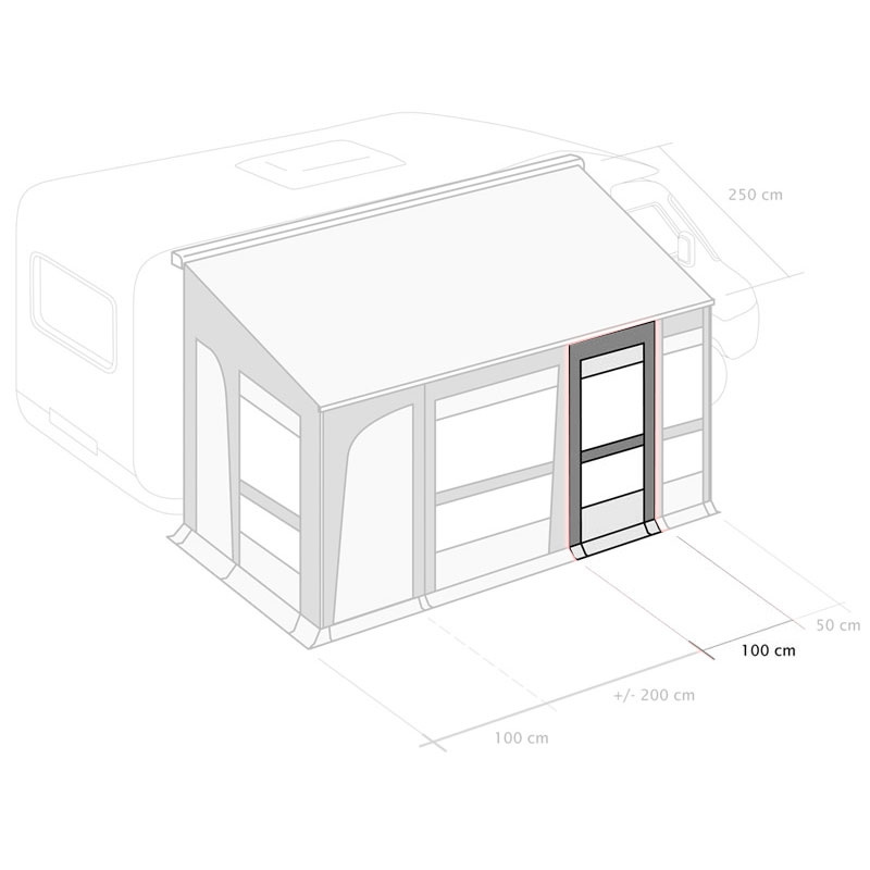 Inaca Dynamic Front 100 cm i gruppen Fyndhörnan / TOP DEALS hos Campingvaruhuset i Norden AB (66155)