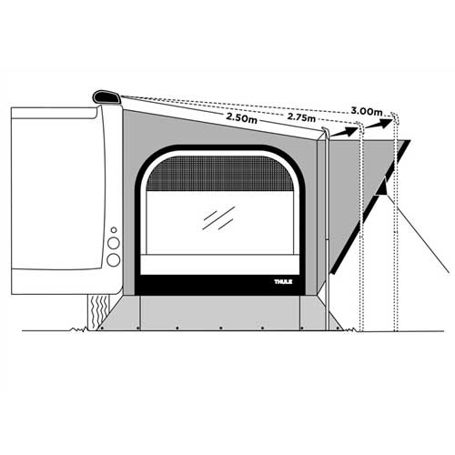 Monteringsbeslag Quickfit för Thule 9200 i gruppen Förtält & Markiser / Markiser / Husbilsmarkiser / Thule/Omnistor / Tillbehör hos Campingvaruhuset i Norden AB (66184)