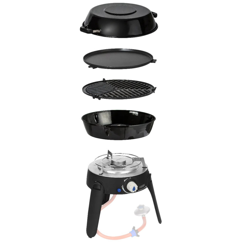 Cadac safari chef grill i svart färg bärbar med 4 delar
