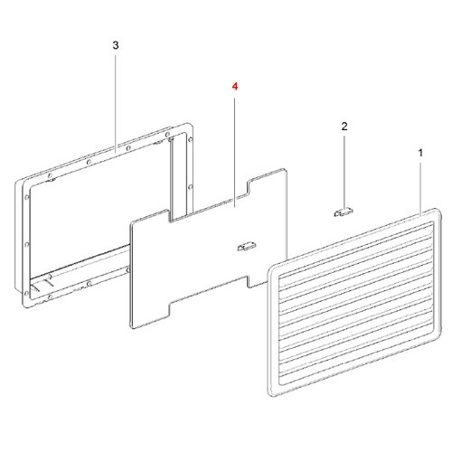 Thetford Vinterlucka Till Kylskåp 257x432mm i gruppen Husvagn & Husbil / Värme, Kyla & Ventilation / Kylskåp & Kylboxar / Reservdelar & Tillbehör hos Campingvaruhuset i Norden AB (66652)