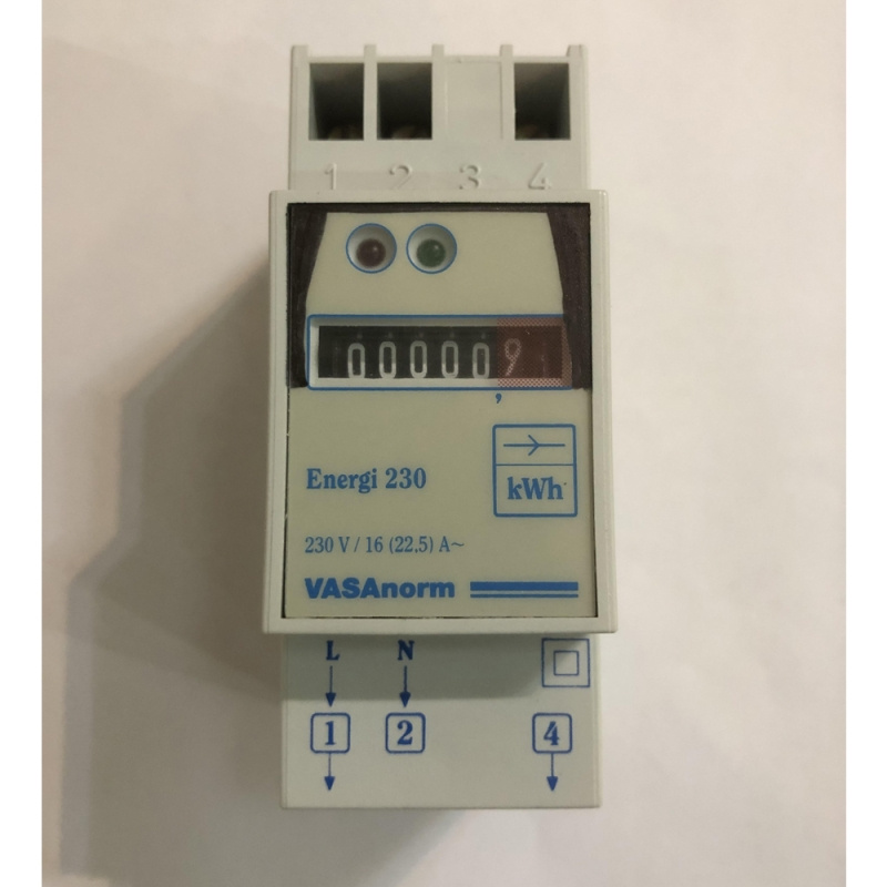 Elmätare För skena 230V i gruppen Husvagn & Husbil / Elektronik / El Övrigt hos Campingvaruhuset i Norden AB (69233)