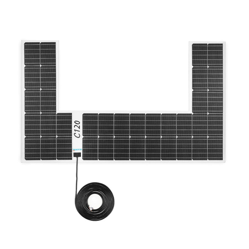 Moscatelli Solpanel Ducato 120W C-Shaped 1380x820 mm i gruppen Husvagn & Husbil / Elektronik / Solpaneler hos Campingvaruhuset i Norden AB (70137)