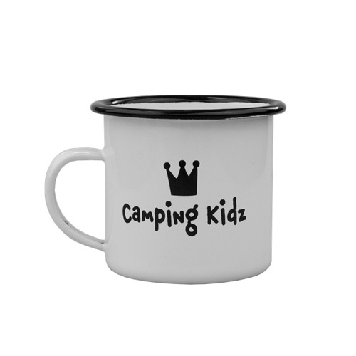 Camping Kidz Emaljerad Mugg 230ml i gruppen Hushåll & Kök / Glas & Muggar / Muggar och Kaffekoppar hos Campingvaruhuset i Norden AB (71814)