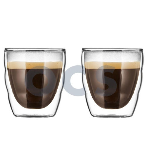 Bodum Espressokoppar 8cl 2-p i gruppen Hushåll & Kök / Glas & Muggar / Muggar och Kaffekoppar hos Campingvaruhuset i Norden AB (73476)