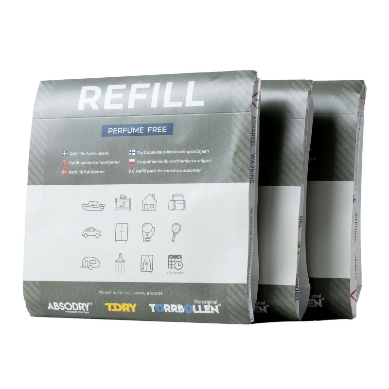 Refill Torrbollen Textil 3 x 100 gram i gruppen Vatten & Sanitet / Avfuktning & Luftrening hos Campingvaruhuset i Norden AB (73812)