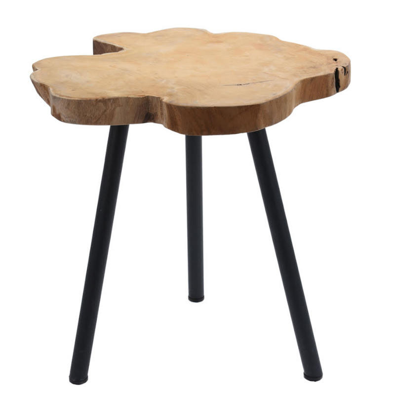 Sidobord Teak 35-40cm i gruppen Campingmöbler / Campingbord hos Campingvaruhuset i Norden AB (74231)