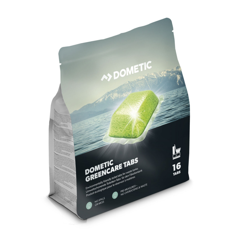 Dometic GreenCare Tabs 16 st i gruppen Vatten & Sanitet / Kem & Tillbehör / Toalett/Tank-rengöring & Tillbehör hos Campingvaruhuset i Norden AB (77862)