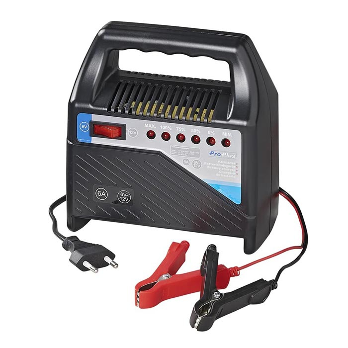 ProPlus Batteriladdare 6V/12V 6Amp. i gruppen Husvagn & Husbil / Elektronik / Batterier & Omvandlare / Batteriladdare hos Campingvaruhuset i Norden AB (78421)