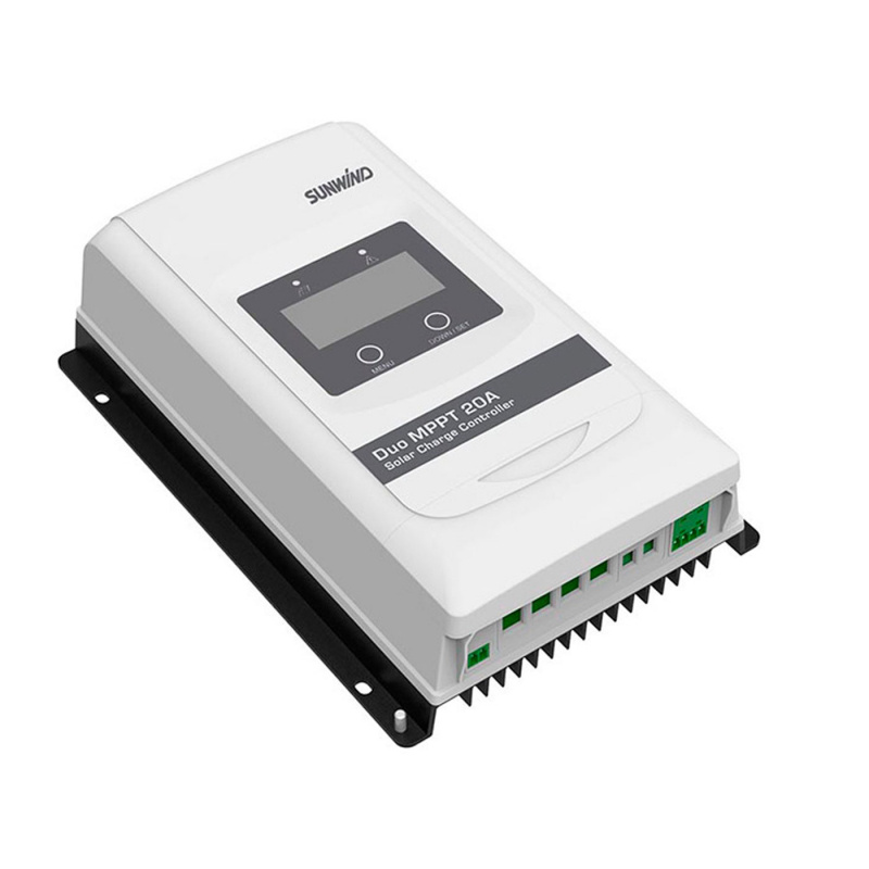 Sunwind Solcellsregulator Duo MPPT 20A i gruppen Husvagn & Husbil / Elektronik / Solpaneler / Tillbehör hos Campingvaruhuset i Norden AB (79393)