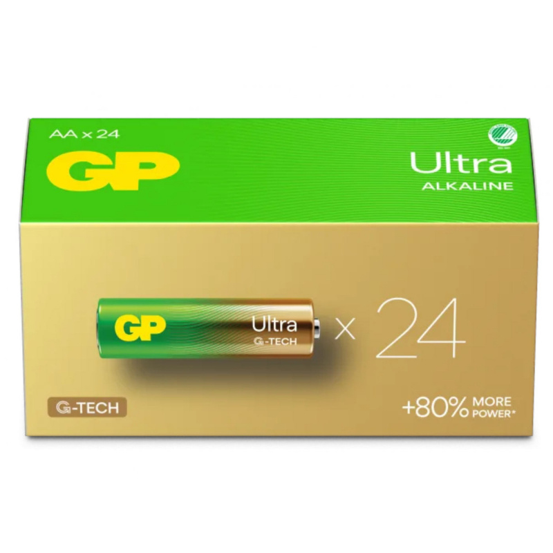 Batteri GP Ultra Alkaline AA 24-pack i gruppen Husvagn & Husbil / Elektronik / Batterier & Omvandlare / Batterier hos Campingvaruhuset i Norden AB (80800)
