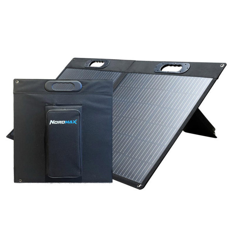 Nordmax Solpanel 100W Portabel i gruppen Husvagn & Husbil / Elektronik / Solpaneler hos Campingvaruhuset i Norden AB (81455)
