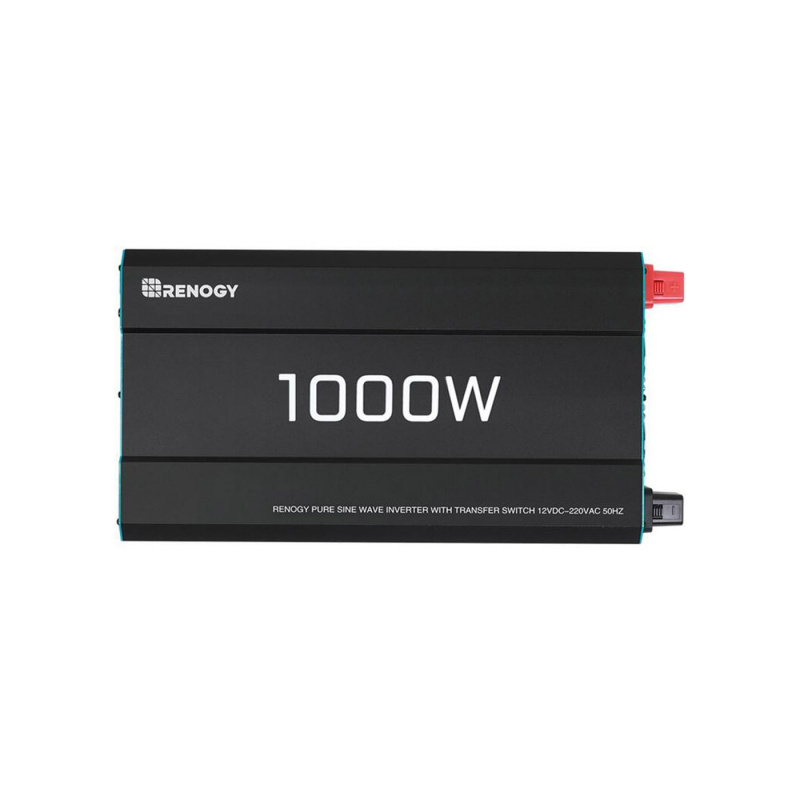 Renogy Omformare/UPS 12V 1000W Ren Sinus i gruppen Husvagn & Husbil / Elektronik / Batterier & Omvandlare / Inverter & Omformare / Omvandlare 12V Till 230V hos Campingvaruhuset i Norden AB (81473)