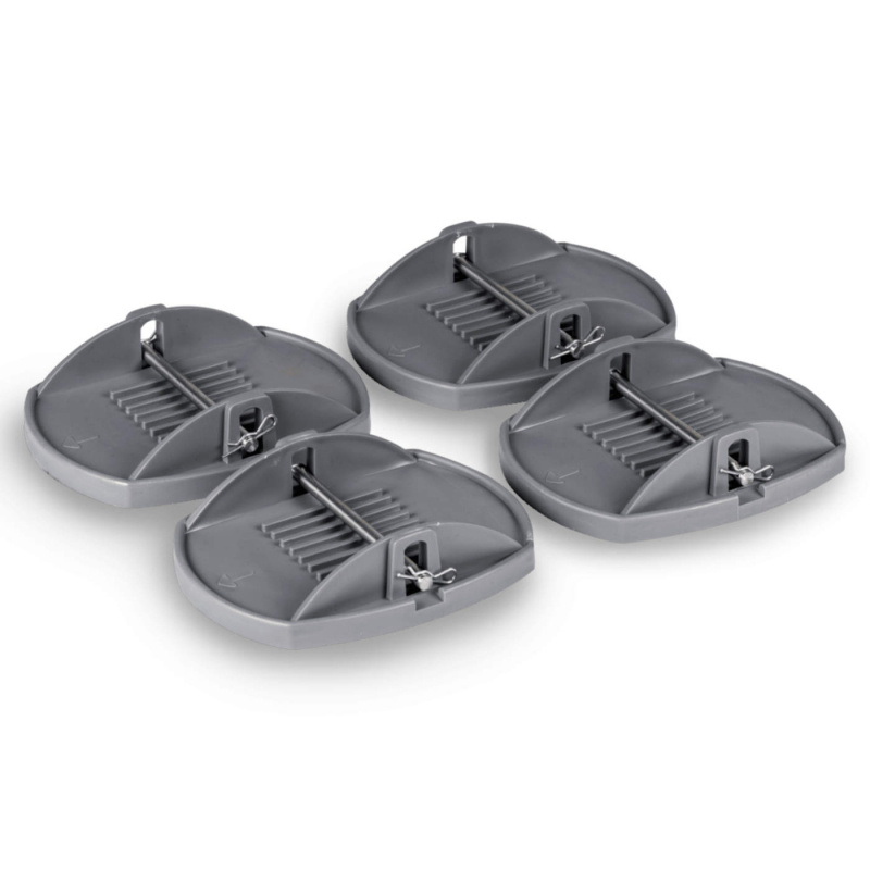 Kampa Pro Stödbensfot 4-pack i gruppen Husvagn & Husbil / Chassi / Stödben hos Campingvaruhuset i Norden AB (82221)
