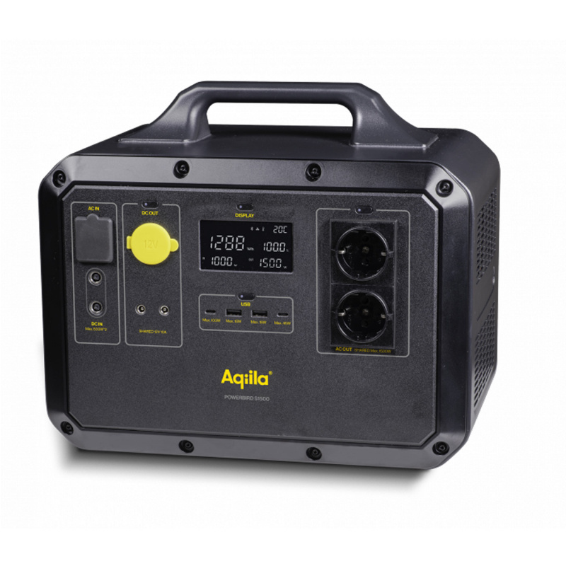 Aqiila Powerbird S-1500 i gruppen Husvagn & Husbil / Elektronik / Elcentraler & Elverk / Elverk hos Campingvaruhuset i Norden AB (82315)