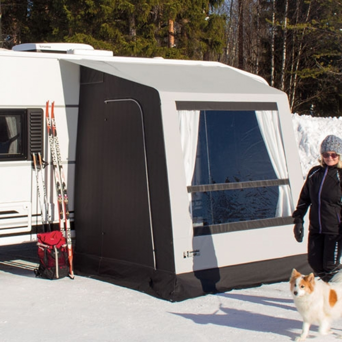 Svenska-Tält Lapplandia 220*175cm i gruppen VINTER / Förtält vinter / Husvagn hos Campingvaruhuset i Norden AB (64143)