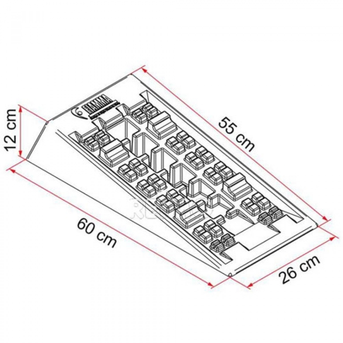 Level-System Jumbo XXL 2-Pack i gruppen Husvagn & Husbil / Chassi / Nivåklossar hos Campingvaruhuset i Norden AB (64189)