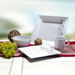 Melaminservis Linea 16-delar Melaminservis Linea 16-delar