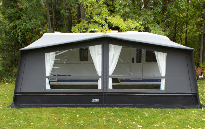 Svenska-Tält Residens 350 XL i gruppen Förtält & Markiser / Förtält Husvagn / A-måttstält / Djup 3,5m hos Campingvaruhuset i Norden AB (64470)