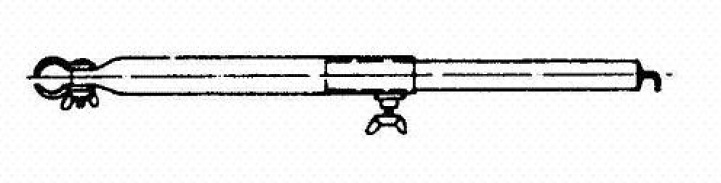 Överliggare Stål 25mm 170-250cm