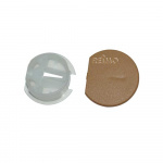 Monteringsbeslag Rund Brun 10-p