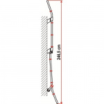 STEGE FIAMMA DELUXE 8 - 8 STEGS ALUMINUM STEGE FIAMMA DELUXE 8 - 8 STEGS ALUMINUM