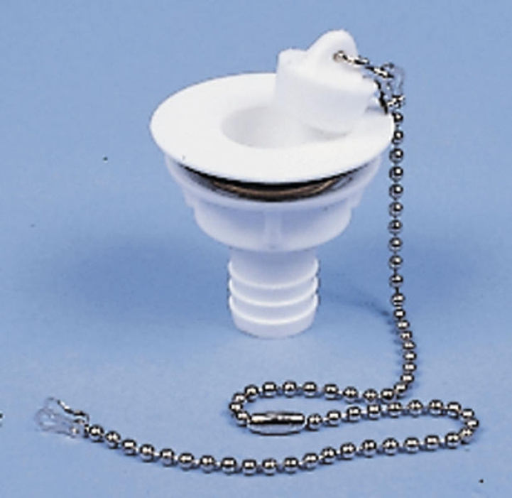 Avloppsbeslag Rak Hål 25mm - Slang 19mm i gruppen Vatten & Sanitet / Vatten / Handfat & Duschkar / Avloppsbeslag hos Campingvaruhuset i Norden AB (64988)