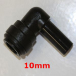 Vinkelkoppling med stuss 10mm - slang 10mm Vinkelkoppling med stuss 10mm - slang 10mm