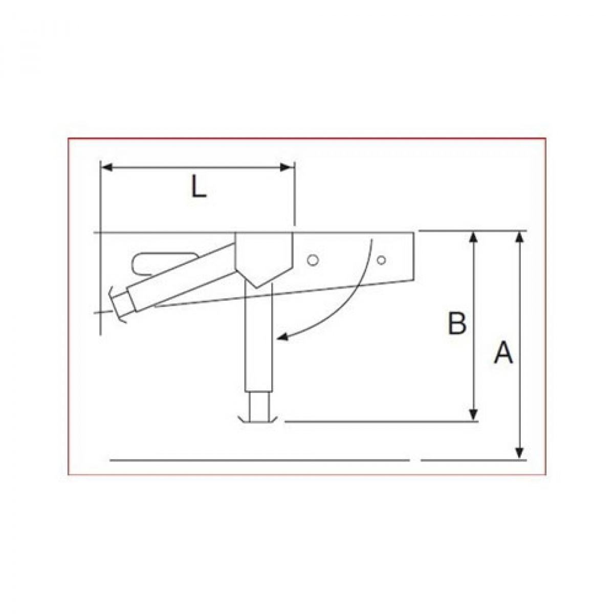 Stödben ALKO clickfix 32-44cm i gruppen Husvagn & Husbil / Chassi / Stödben hos Campingvaruhuset i Norden AB (65113)