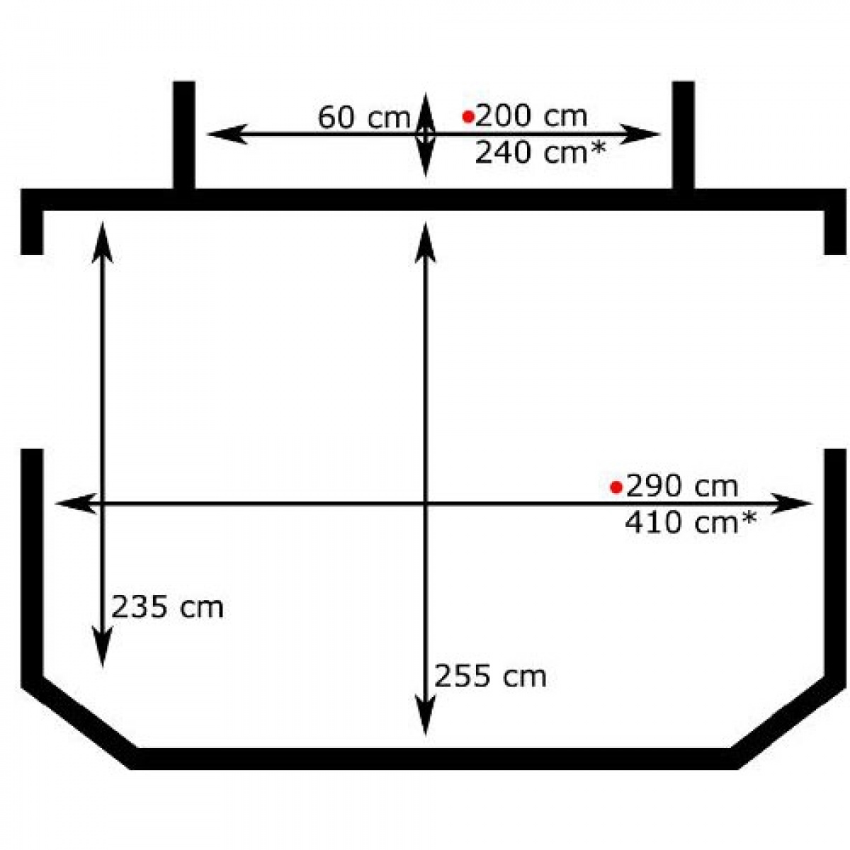 Svenska Tält Standby 3000 Burspråk Bredd 290cm i gruppen Förtält & Markiser / Förtält Husvagn / Standby/Villatält hos Campingvaruhuset i Norden AB (65195)