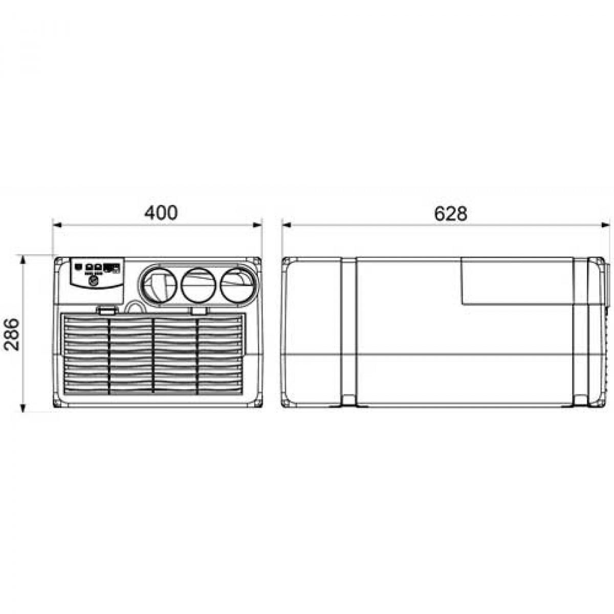 Dometic FreshWell 3000 i gruppen Husvagn & Husbil / Värme, Kyla & Ventilation / AC / Golvmonterad hos Campingvaruhuset i Norden AB (65324)