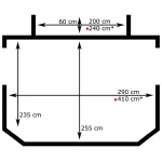 Svenska-Tält Standby 4000 Burspråk Bredd 410cm Svenska-Tält Standby 4000 Burspråk Bredd 410cm