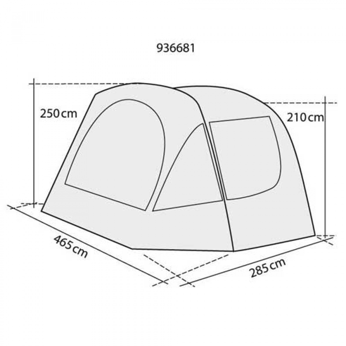 Reseförtält Adria Action 361 i gruppen Förtält & Markiser / Förtält Husvagn / Specialtält hos Campingvaruhuset i Norden AB (65721)