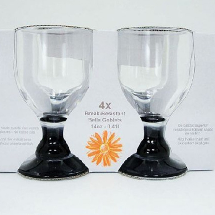 Vinglas rökfärgad 4-pack i gruppen Hushåll & Kök / Glas & Muggar / Vinglas hos Campingvaruhuset i Norden AB (65743)