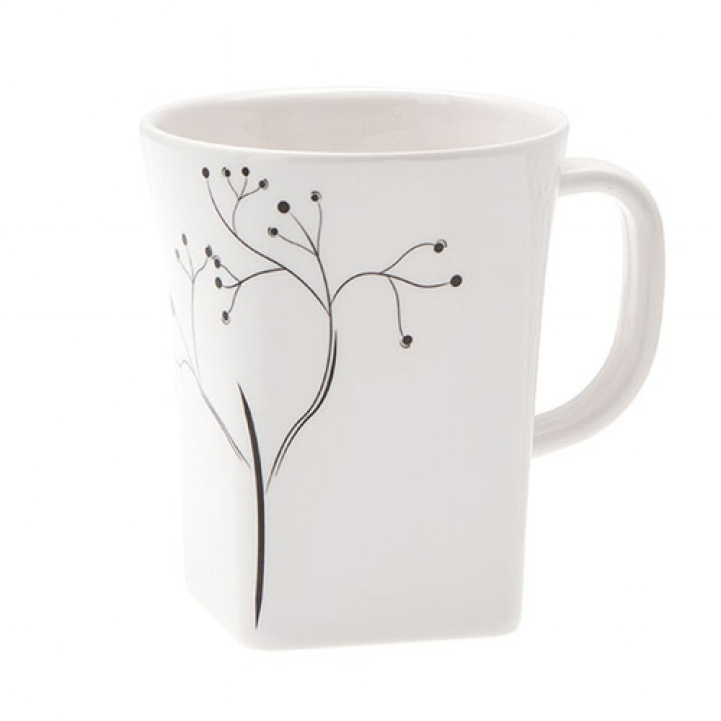 Gimex Mugg Quadrato Black Pearl 30cl i gruppen Hushåll & Kök / Glas & Muggar / Muggar och Kaffekoppar hos Campingvaruhuset i Norden AB (65758)