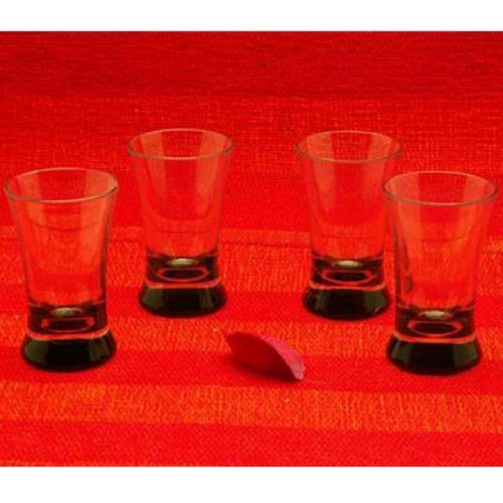 Semona Shot/Nubbeglas 4-pack svarta i gruppen Hushåll & Kök / Glas & Muggar / Nubbe-Shotglas hos Campingvaruhuset i Norden AB (65798)