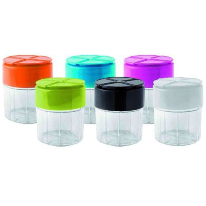 Spice Box 4-fack för egna kryddor blandade färger i gruppen Hushåll & Kök / Kökstillbehör / Köksredskap hos Campingvaruhuset i Norden AB (66059)