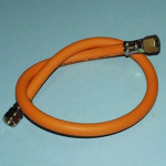 Gasolslang 60cm 1/4 tum vänstergänga-8mm skarvkoppling Gasolslang 60cm 1/4 tum vänstergänga-8mm skarvkoppling