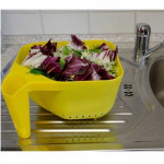 Durkslag Med Handtag Blandade Färger Gimex