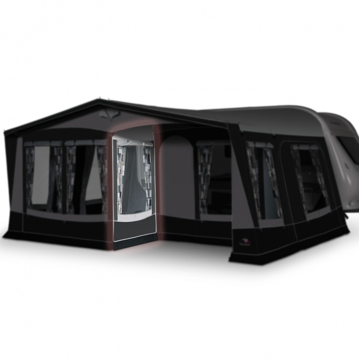 Doréma Mellanvägg med fönster Royal 350 De Luxe i gruppen Förtält & Markiser / Tillbehör-Reservdelar / Tillbehör A-måttstält / Tillbehör Doréma hos Campingvaruhuset i Norden AB (66134)