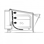 Stödstänger Thule Quickfit