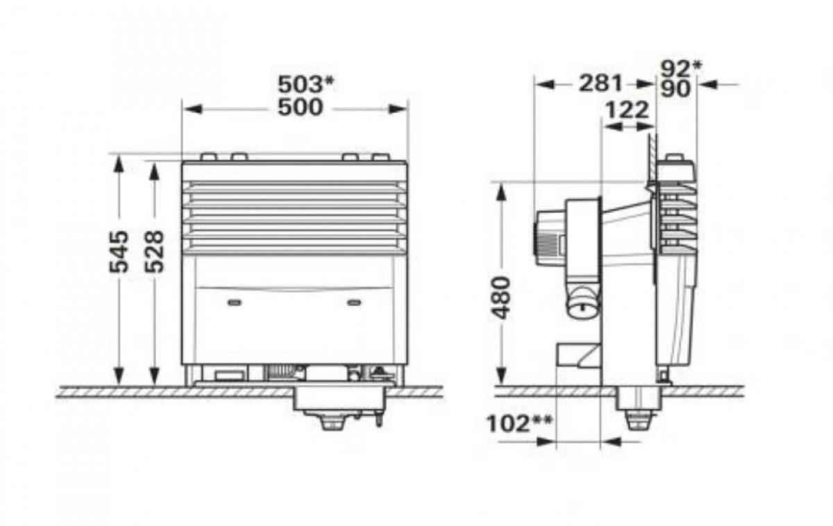 Trumatic S 3004 i gruppen Husvagn & Husbil / Värme, Kyla & Ventilation / Truma / Värmare hos Campingvaruhuset i Norden AB (66349)