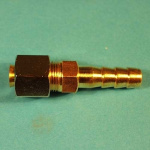 Slangsockel för röranslutning 8 mm