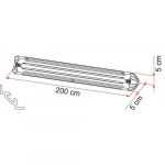 Fiamma Garage-Bars Hörnmontering Fiamma Garage-Bars Hörnmontering