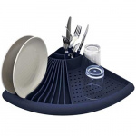 Diskställ Hörn Blå Gimex