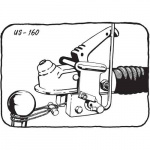 Kopplingshjälpen Puller AK160 Kopplingshjälpen Puller AK160