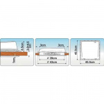 Taklucka Turbo Vent 12V Crystal 40x40