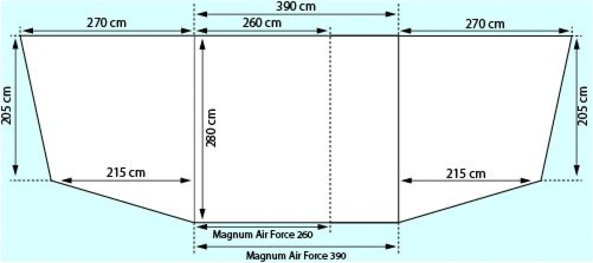 Doréma Magnum Air Force i gruppen Förtält & Markiser / Förtält Husvagn / Lufttält Husvagn / Doréma Lufttält hos Campingvaruhuset i Norden AB (67249)