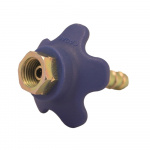 Gasolanslutning med vred till Cadac gasolgrillar