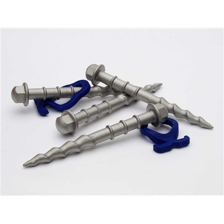 Peggy Peg Hardcore 15 cm i aluminium med fästöglor i gruppen Förtält & Markiser / Tillbehör-Reservdelar / Förtältstillbehör / Peggy Peg hos Campingvaruhuset i Norden AB (67990)